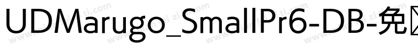 UDMarugo_SmallPr6-DB字体转换