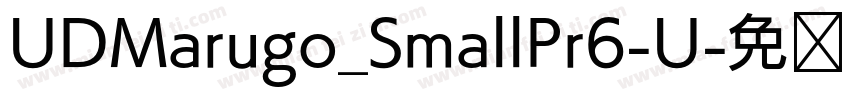 UDMarugo_SmallPr6-U字体转换