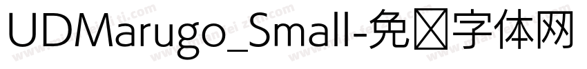 UDMarugo_Small字体转换