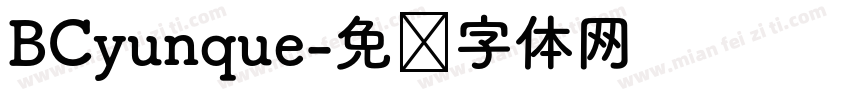 BCyunque字体转换