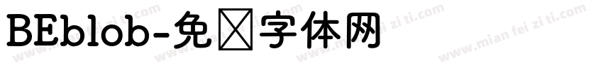 BEblob字体转换