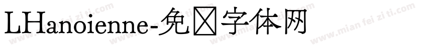 LHanoienne字体转换