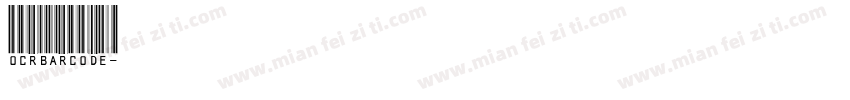 ocrBarcode字体转换