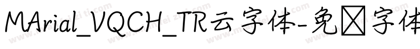 MArial_VQCH_TR云字体字体转换