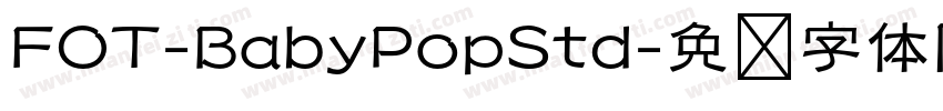 FOT-BabyPopStd字体转换