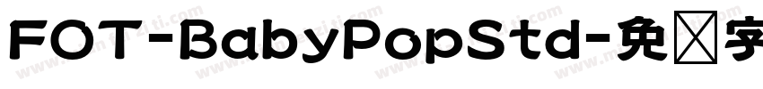 FOT-BabyPopStd字体转换