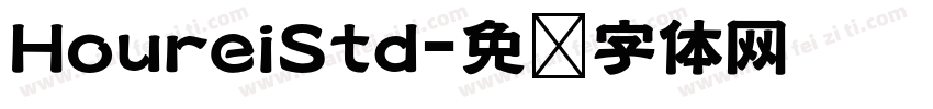 HoureiStd字体转换