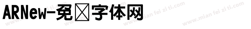 ARNew字体转换