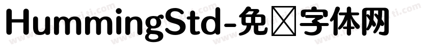 HummingStd字体转换