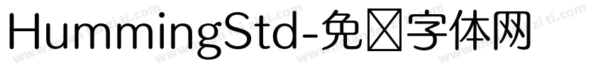 HummingStd字体转换