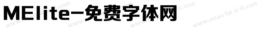 MElite字体转换