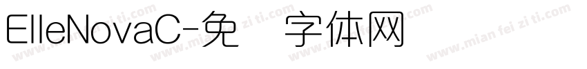 ElleNovaC字体转换