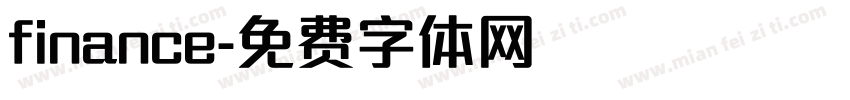 finance字体转换