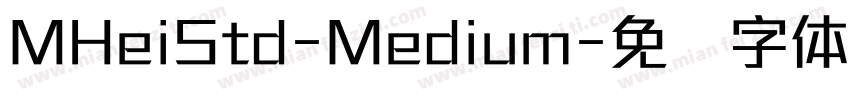 MHeiStd-Medium字体转换