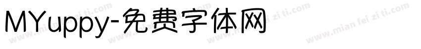 MYuppy字体转换