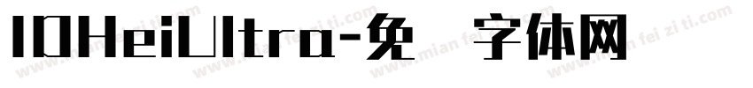 IDHeiUltra字体转换