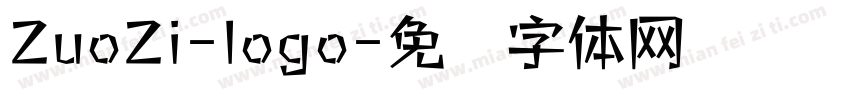 ZuoZi-logo字体转换