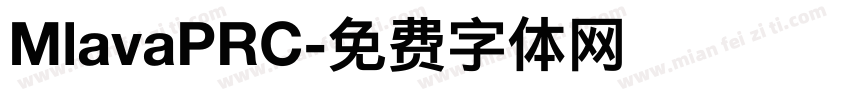 MlavaPRC字体转换