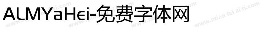 ALMYaHei字体转换