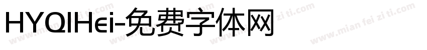 HYQIHei字体转换
