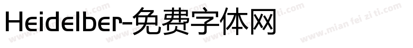 Heidelber字体转换