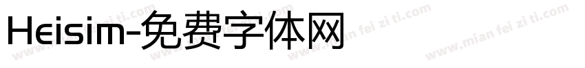Heisim字体转换