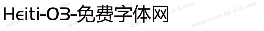 Heiti-03字体转换