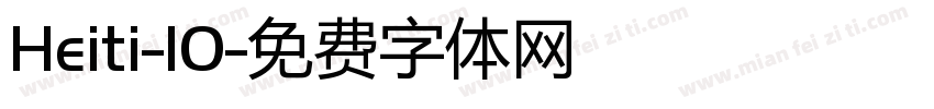 Heiti-10字体转换