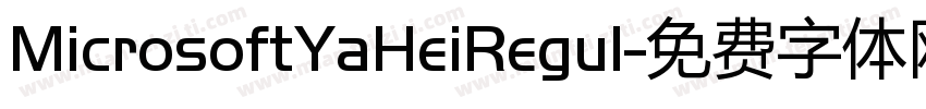 MicrosoftYaHeiRegul字体转换