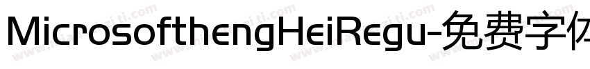 MicrosofthengHeiRegu字体转换