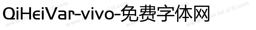 QiHeiVar-vivo字体转换