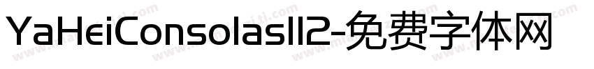 YaHeiConsolas112字体转换