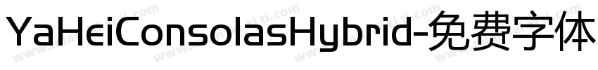 YaHeiConsolasHybrid字体转换