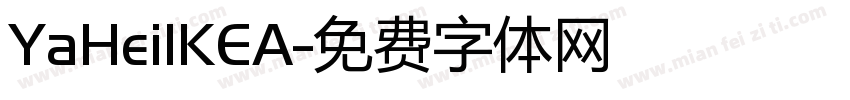 YaHeiIKEA字体转换