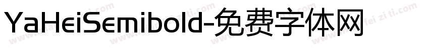 YaHeiSemibold字体转换