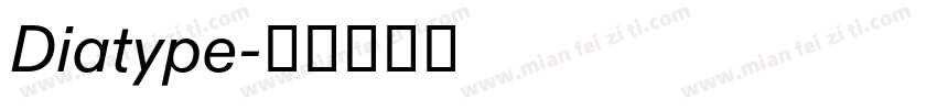 Diatype字体转换