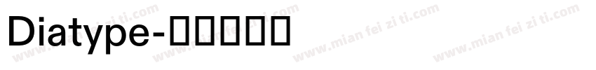 Diatype字体转换