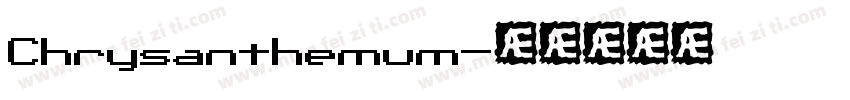 Chrysanthemum字体转换