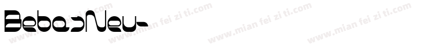 BebasNeu字体转换