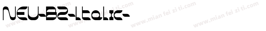 NEU-BZ-ltalic字体转换