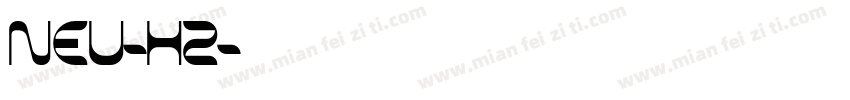 NEU-HZ字体转换