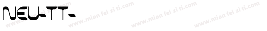 NEU-TT字体转换