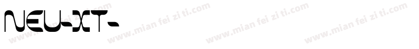 NEU-XT字体转换