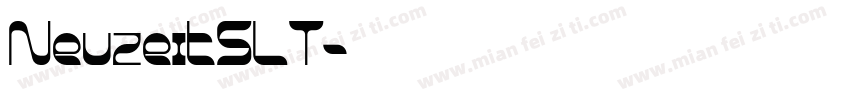 NeuzeitSLT字体转换