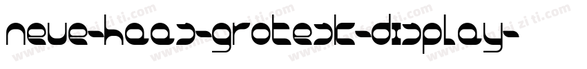 neue-haas-grotesk-display字体转换