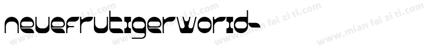 neuefrutigerworid字体转换