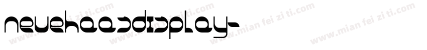 neuehaasdisplay字体转换