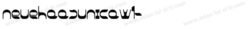 neuehaasunicaw1字体转换