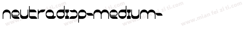 neutradisp-medium字体转换