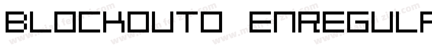 BlockOutOpenRegularW字体转换